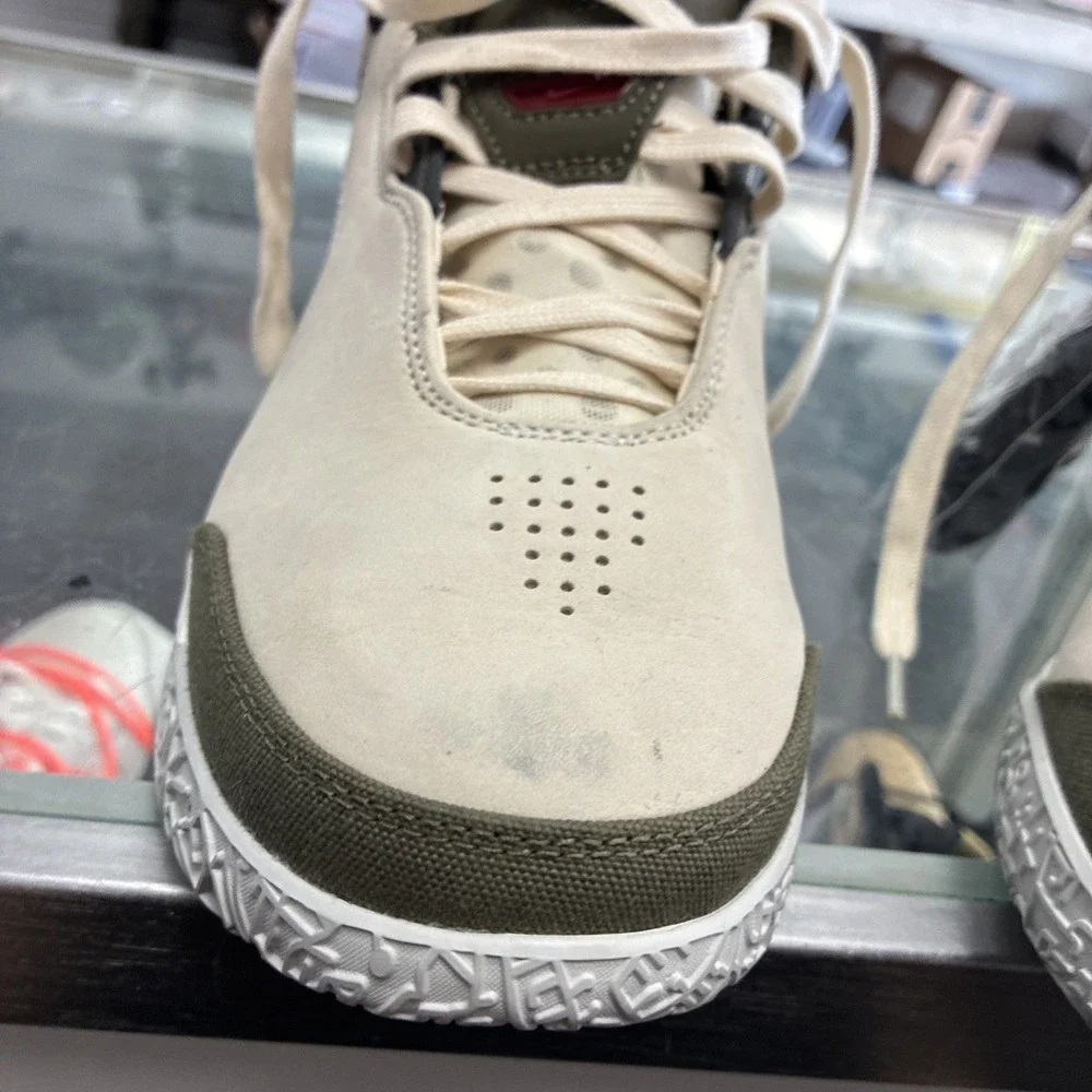 FaZe Clan × Nike LeBron NXXT Gen AMPD Light Cream Olive SZ 8 HF0715-200 No Box